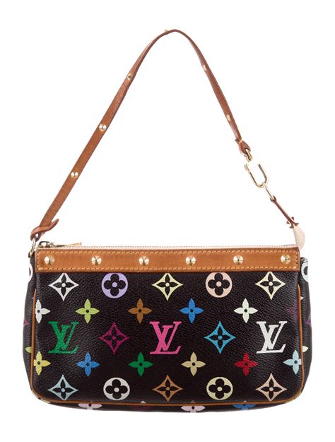 louis vuitton multicolore pochette|louis vuitton multicolor wallet.